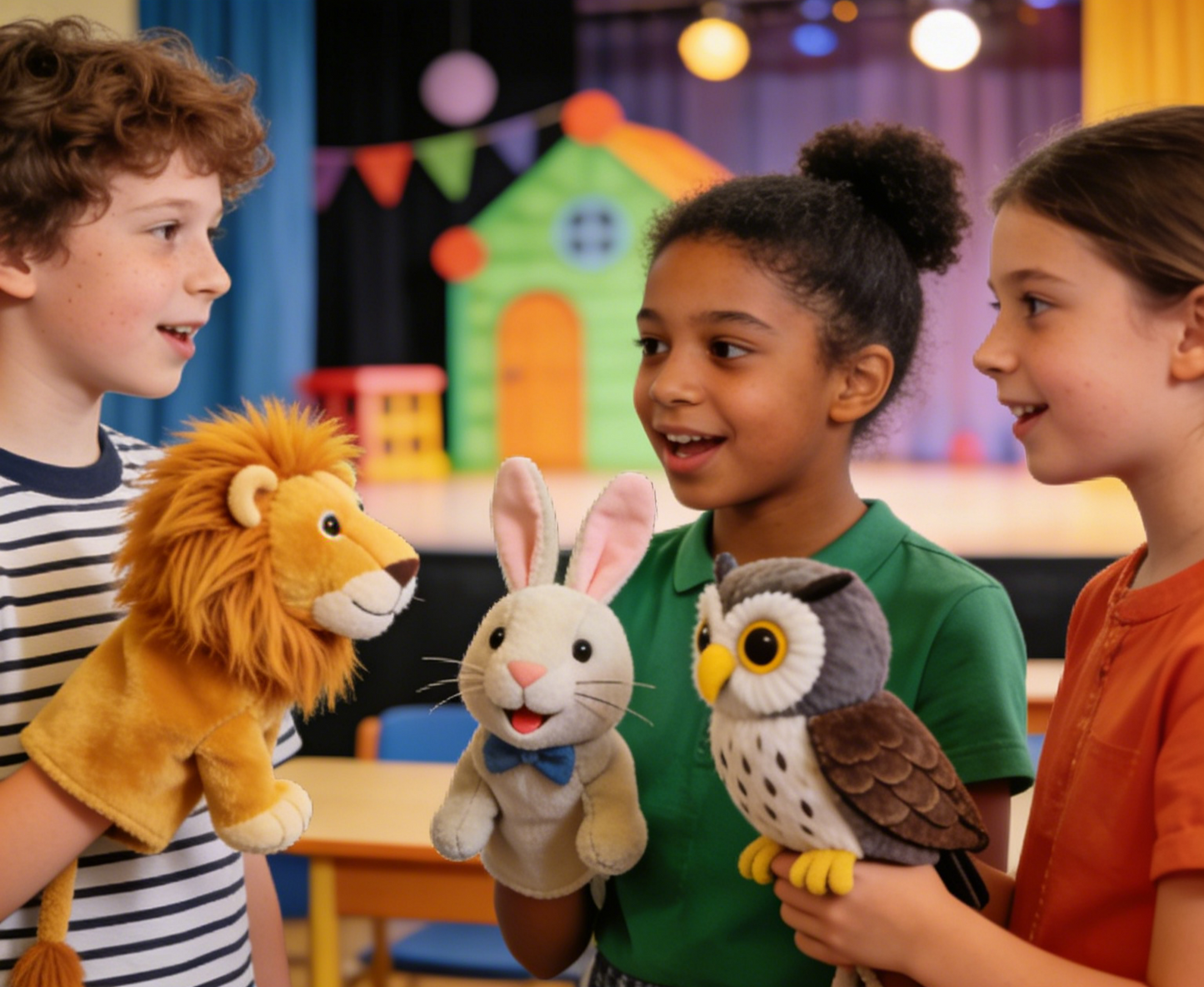 Drama Through Puppeteering (Half-Day Camp)