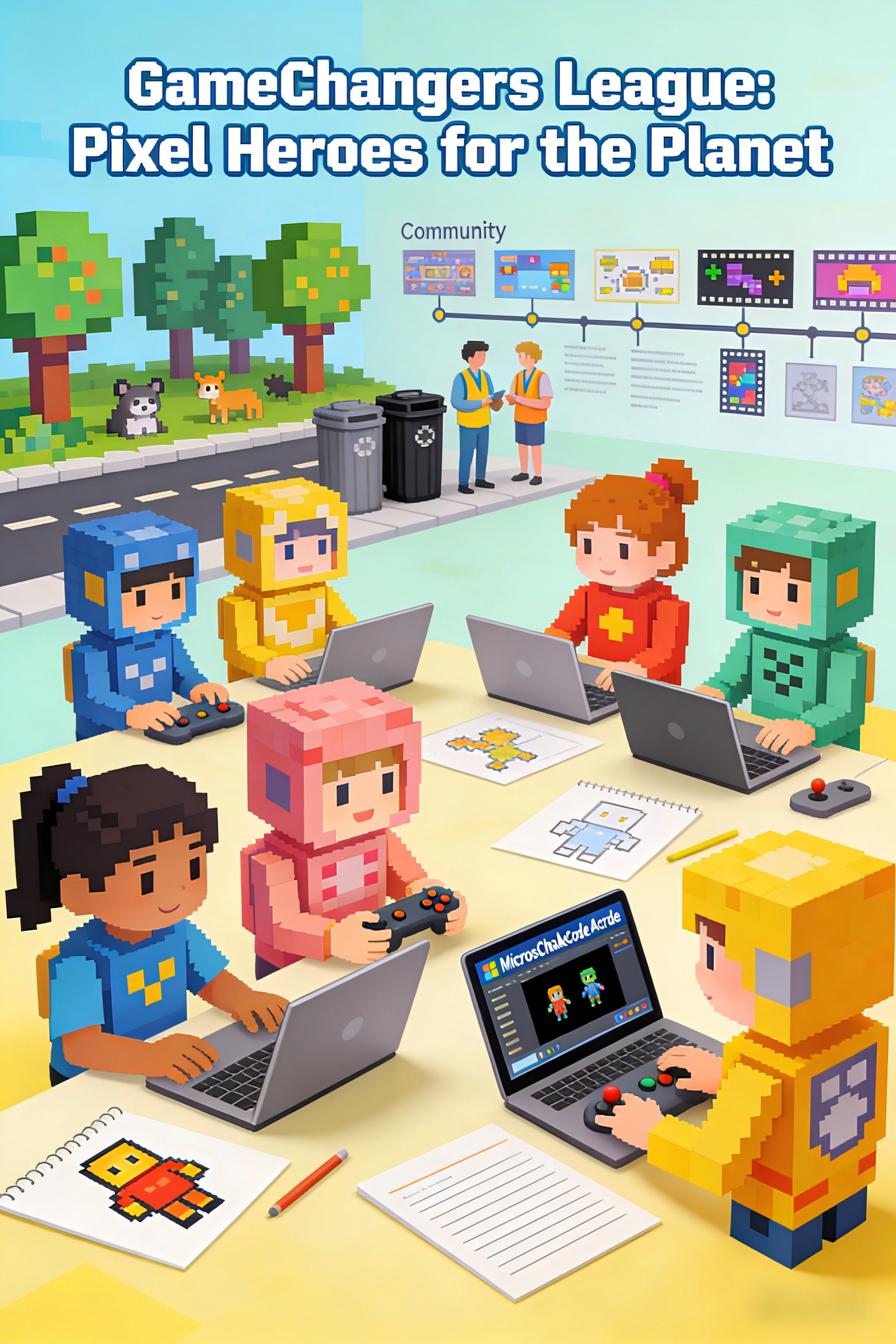 GameChangers League: Pixel Heroes for the Planet (Day Camp)